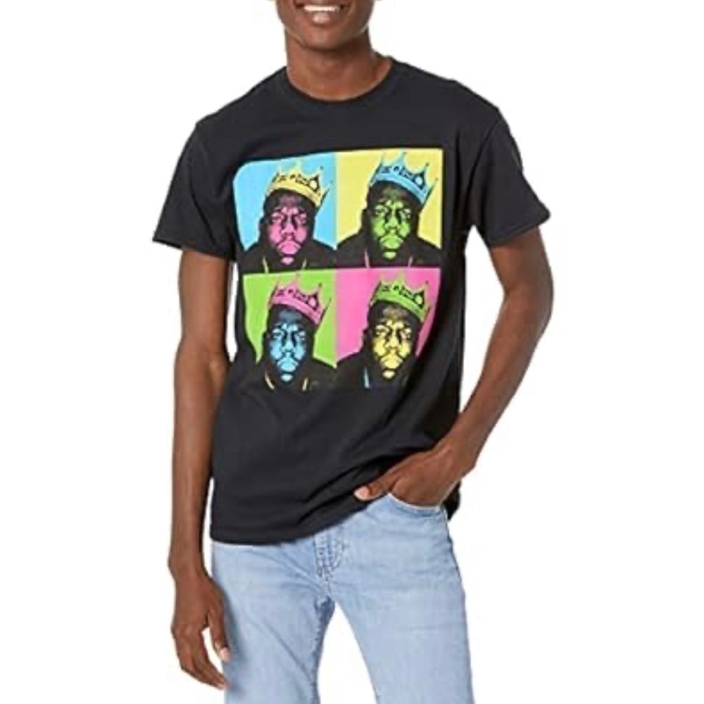 Notorious B.I.G. Short Sleeve Shirt Black